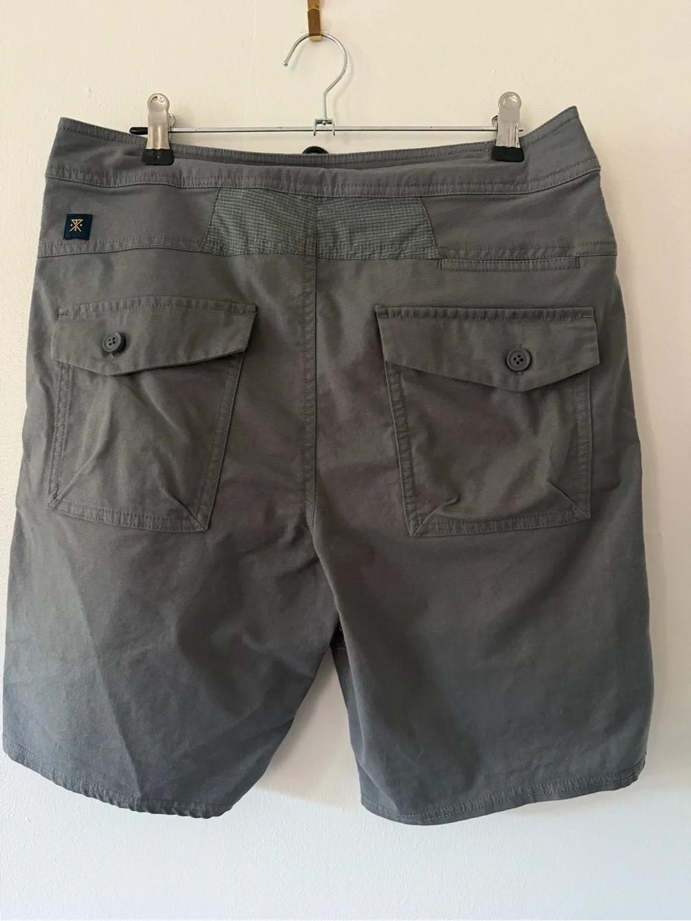 Roark Layover Traveler Shorts Grey Hybrid Stretch Sz 30